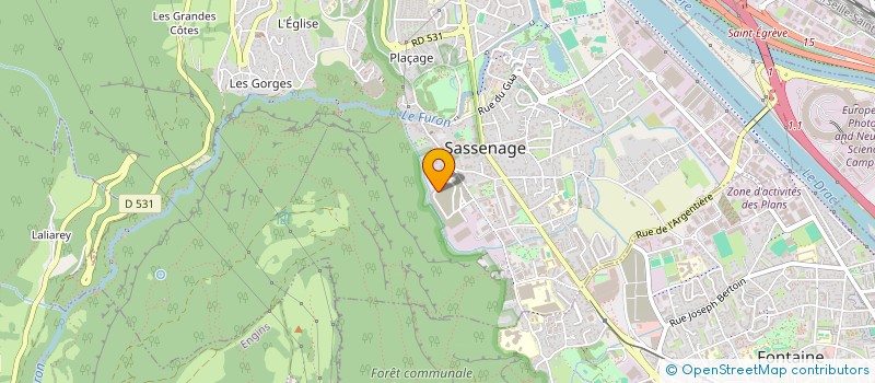 localisation de l'entreprise MONSIEUR HAITHEM ALOUI  SASSENAGE