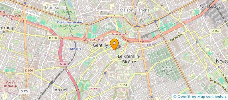 localisation de l'entreprise MONSIEUR HAITHEM BEN ALAYA  GENTILLY