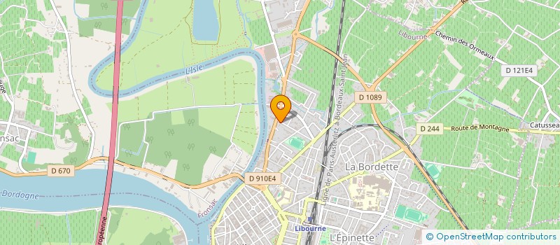 localisation de l'entreprise MONSIEUR HAITHEM DAKHLAOUI  LIBOURNE