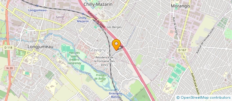 localisation de l'entreprise MONSIEUR HAITHEM HASSINE  CHILLY-MAZARIN