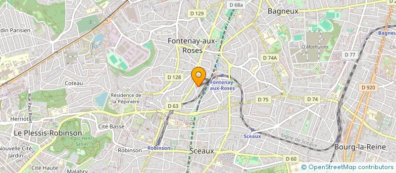 localisation de l'entreprise MONSIEUR HAITHEM HENANE à FONTENAY-AUX-ROSES