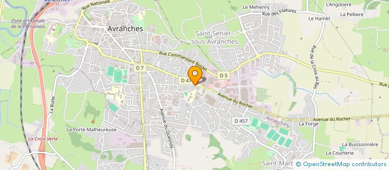 localisation de l'entreprise MONSIEUR HAITHEM JHEDER  AVRANCHES