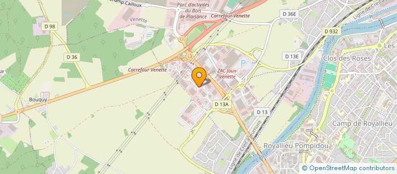 localisation de l'entreprise MONSIEUR HAITHEM SELMI  JAUX