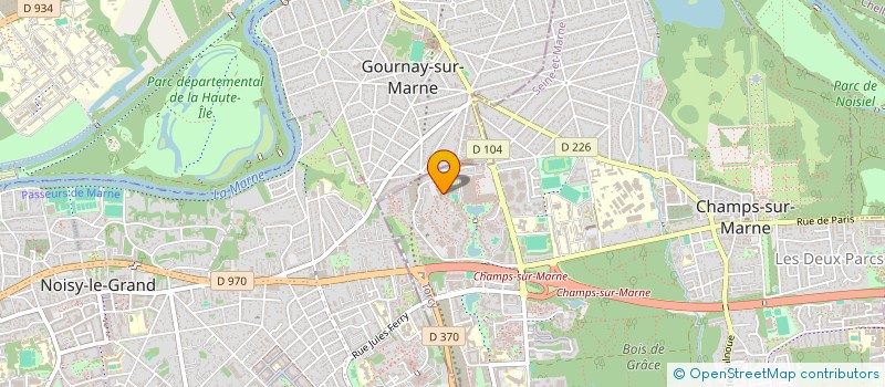 localisation de l'entreprise MONSIEUR HAITHEM SOHBANI  CHAMPS-SUR-MARNE