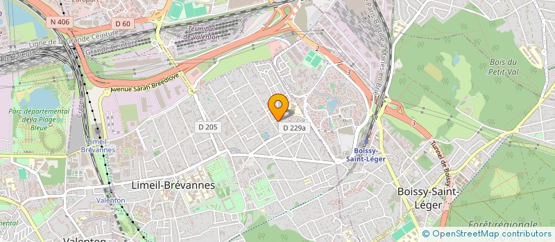 localisation de l'entreprise MONSIEUR HAJA ANDRIAMIFIDY RAKOTOSON  LIMEIL-BREVANNES