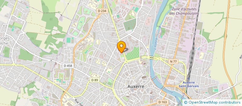 localisation de l'entreprise MONSIEUR HAJE FIHRIFASSI  AUXERRE