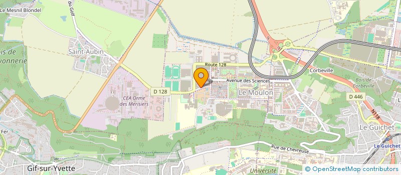 localisation de l'entreprise MONSIEUR HAJI HAFED  GIF-SUR-YVETTE