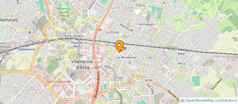 localisation de l'entreprise MONSIEUR HAJIB EL OUASSAIDI à VILLENEUVE-D'ASCQ