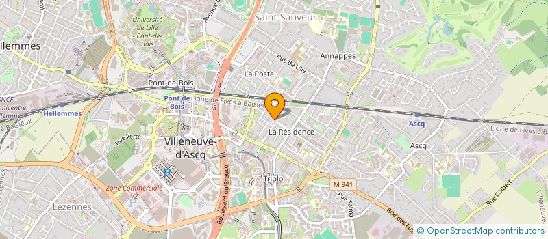 localisation de l'entreprise MONSIEUR HAJIB EL OUASSSAIDI à VILLENEUVE-D'ASCQ