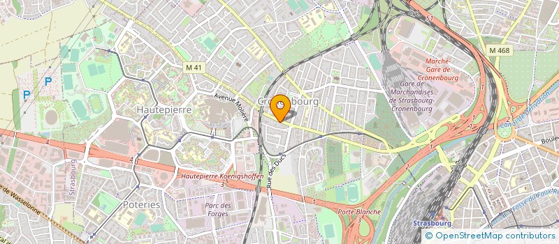 localisation de l'entreprise MONSIEUR HAJRICA SECIC à STRASBOURG
