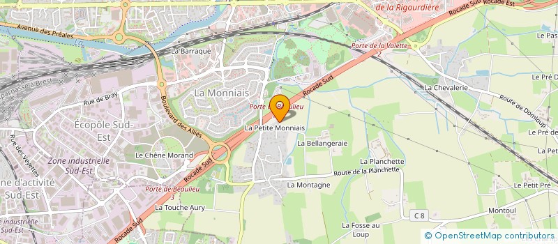 localisation de l'entreprise MONSIEUR HAKAM AGALLAH  CESSON-SEVIGNE