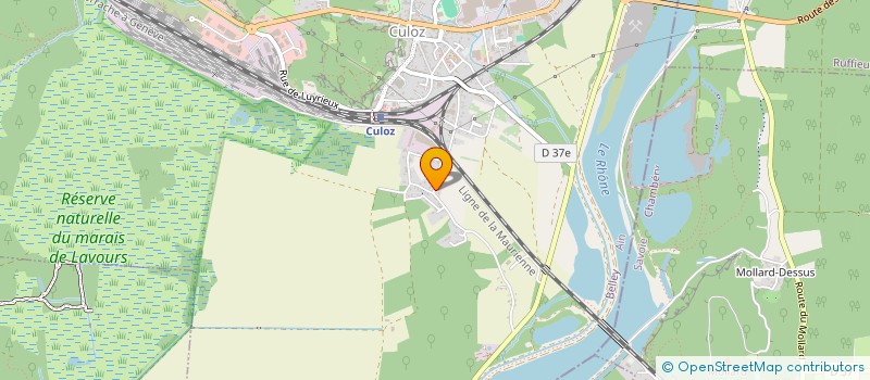 localisation de l'entreprise MONSIEUR HAKAN AYLANC  CULOZ-BEON