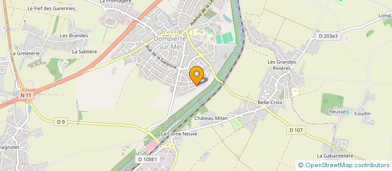 localisation de l'entreprise MONSIEUR HAKAN BAYRAM  DOMPIERRE-SUR-MER