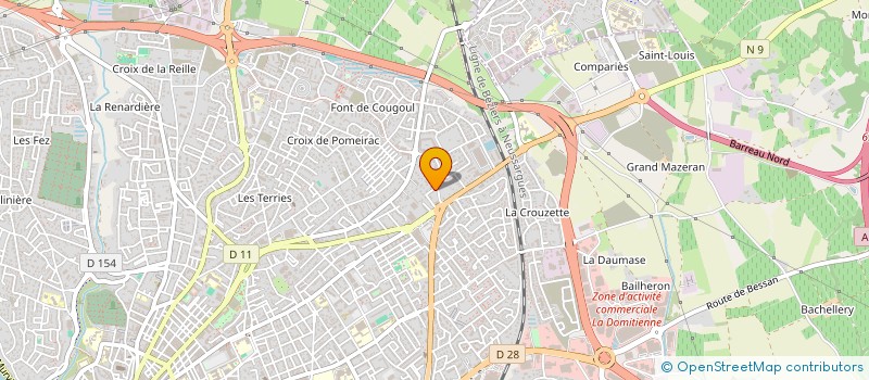 localisation de l'entreprise MONSIEUR HAKAN CETIN  BEZIERS