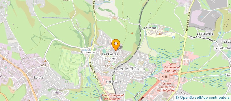 localisation de l'entreprise MONSIEUR HAKAN DINCEL  ONET-LE-CHATEAU