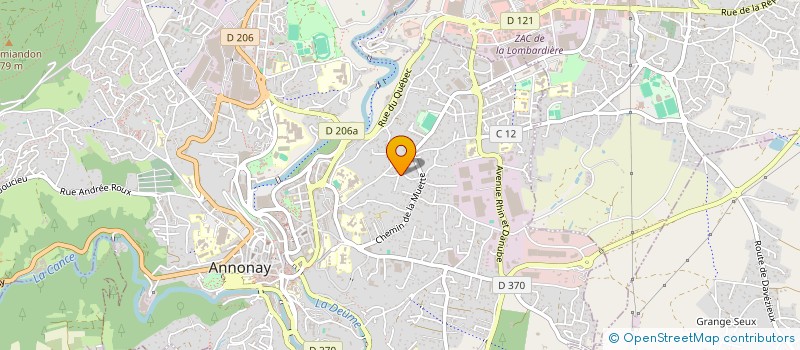 localisation de l'entreprise MONSIEUR HAKAN ERCAN à ANNONAY
