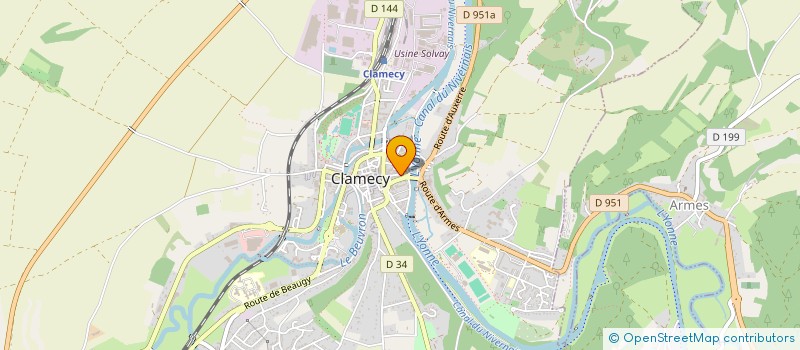 localisation de l'entreprise MONSIEUR HAKAN KIVRAK à CLAMECY