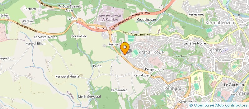 localisation de l'entreprise MONSIEUR HAKAN NIYAZ à QUIMPER