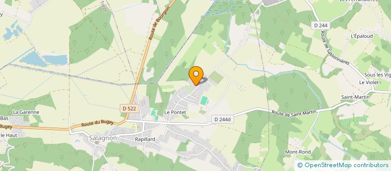 localisation de l'entreprise MONSIEUR HAKAN OZALP  SALAGNON