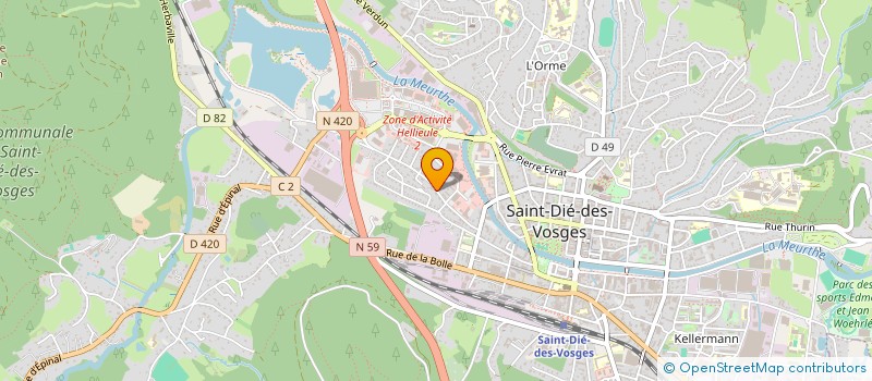 localisation de l'entreprise MONSIEUR HAKAN OZAY à SAINT-DIE-DES-VOSGES