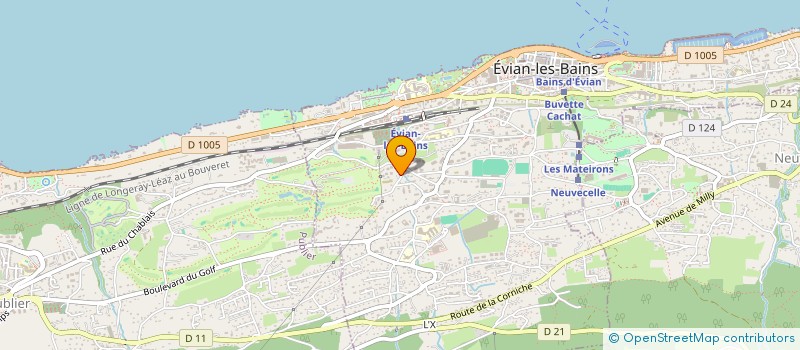 localisation de l'entreprise MONSIEUR HAKAN OZDEMIR  EVIAN-LES-BAINS