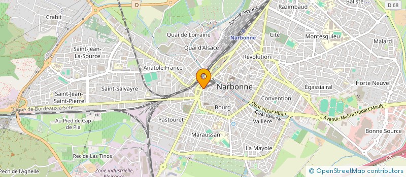 localisation de l'entreprise MONSIEUR HAKAN SENER  NARBONNE