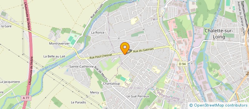 localisation de l'entreprise MONSIEUR HAKAN TOYTOGLU  CHALETTE-SUR-LOING