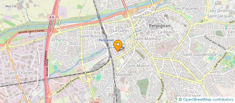 localisation de l'entreprise MONSIEUR HAKAN USSECEN  PERPIGNAN