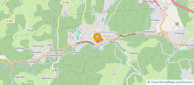 localisation de l'entreprise MONSIEUR HAKAN UYGUN  LA MONNERIE-LE-MONTEL