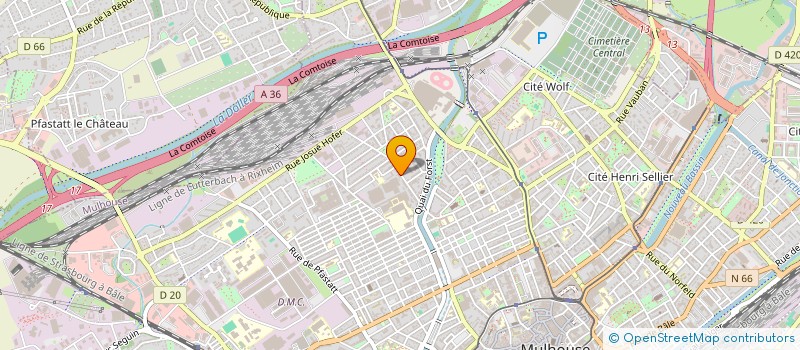 localisation de l'entreprise MONSIEUR HAKAN YILDIZ  MULHOUSE