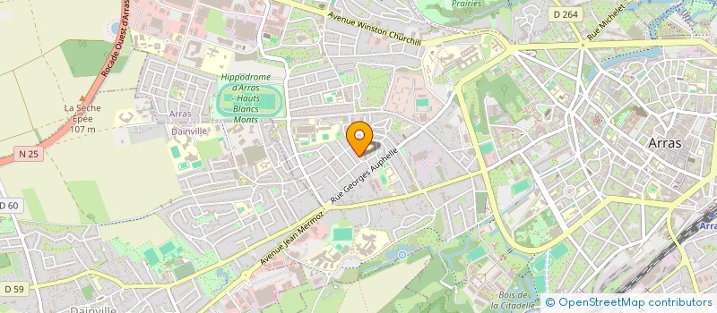localisation de l'entreprise MONSIEUR HAKEEM ORULEBAJA à ARRAS