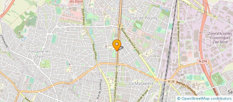 localisation de l'entreprise MONSIEUR HAKI LATIFI à DIJON