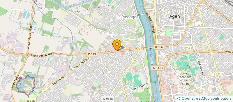 localisation de l'entreprise MONSIEUR HAKIM AARBAJI  LE PASSAGE