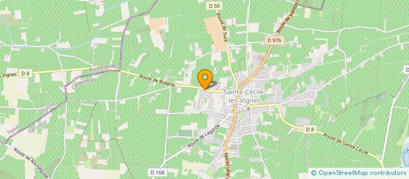 localisation de l'entreprise MONSIEUR HAKIM ABDAT  SAINTE-CECILE-LES-VIGNES