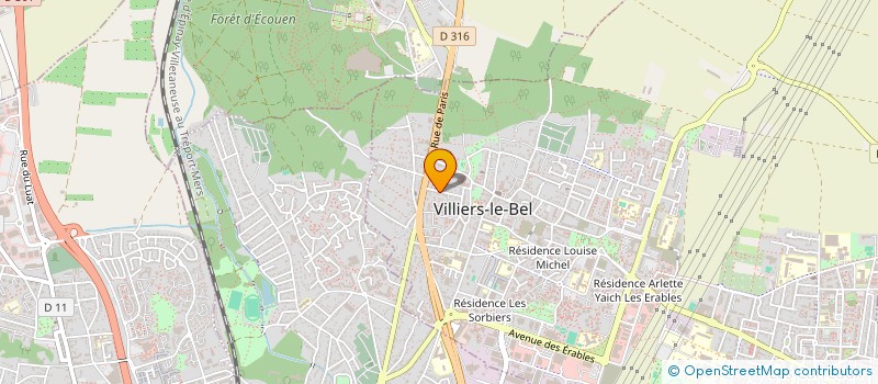 localisation de l'entreprise MONSIEUR HAKIM ABDELLI  VILLIERS-LE-BEL