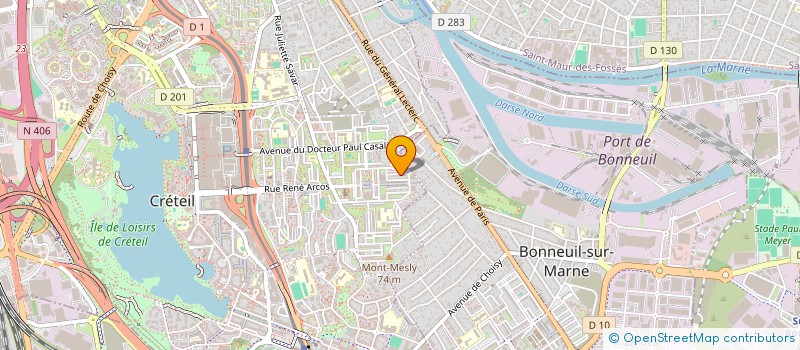 localisation de l'entreprise MONSIEUR HAKIM ABDICHE  CRETEIL