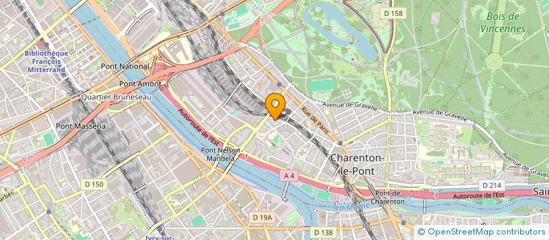 localisation de l'entreprise MONSIEUR HAKIM ABDOUN CHAREF  CHARENTON LE PONT