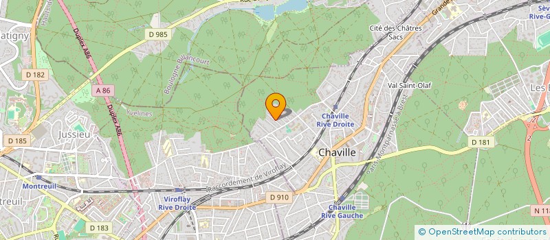 localisation de l'entreprise MONSIEUR HAKIM ACHAHBAR à CHAVILLE