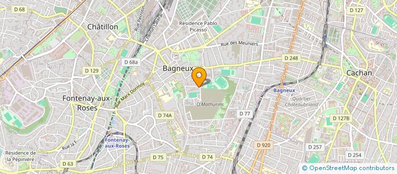 localisation de l'entreprise MONSIEUR HAKIM ADAME à BAGNEUX