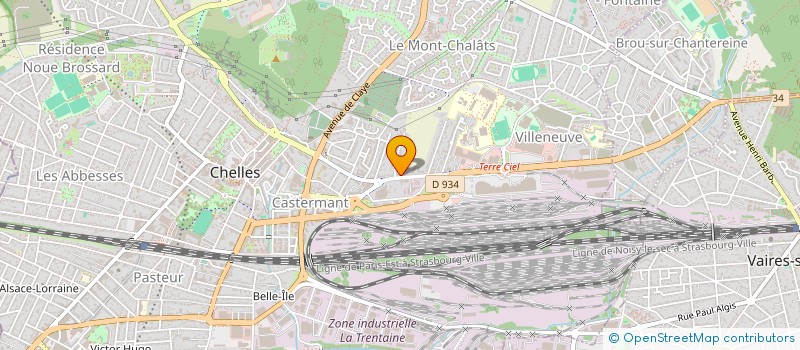 localisation de l'entreprise MONSIEUR HAKIM AFIA  CHELLES