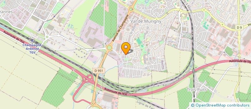 localisation de l'entreprise MONSIEUR HAKIM AGONMAKPO  REIMS