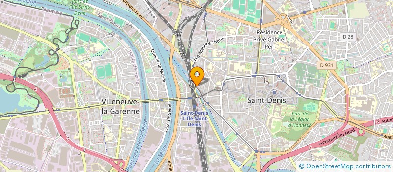 localisation de l'entreprise MONSIEUR HAKIM AHNOU  SAINT-DENIS