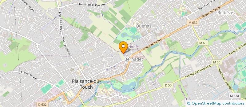 localisation de l'entreprise MONSIEUR HAKIM AIMOUCHE  TOULOUSE