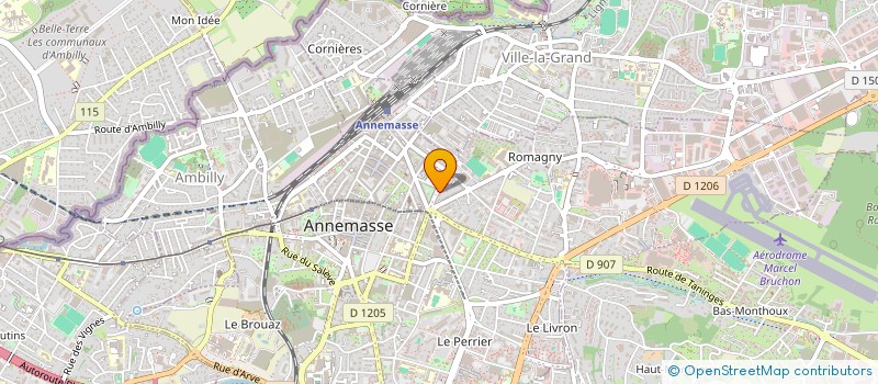 localisation de l'entreprise MONSIEUR HAKIM AIT AHMED à ANNEMASSE