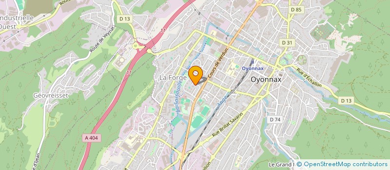 localisation de l'entreprise MONSIEUR HAKIM AMAMOU à OYONNAX