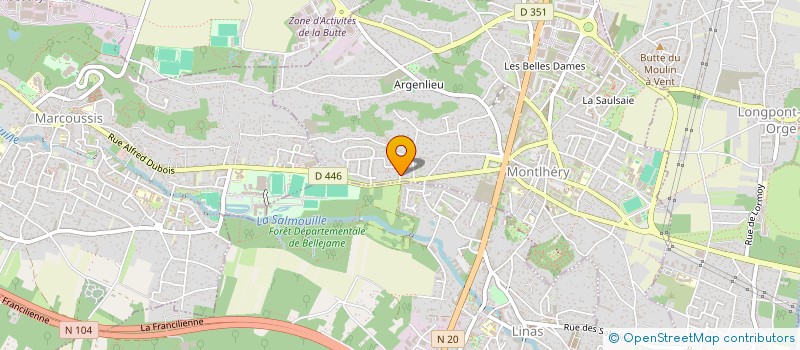 localisation de l'entreprise MONSIEUR HAKIM AMEGROUD  MONTLHERY