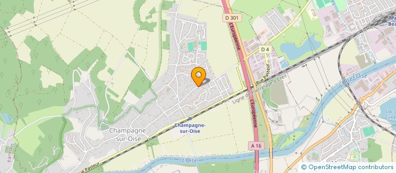 localisation de l'entreprise MONSIEUR HAKIM AMIMEUR  CHAMPAGNE-SUR-OISE