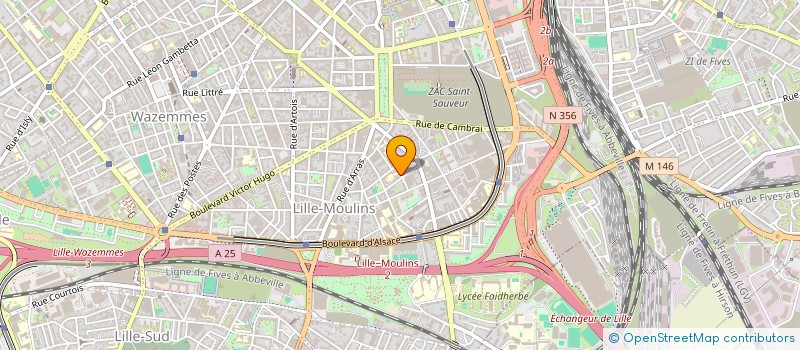 localisation de l'entreprise MONSIEUR HAKIM AMRAR à LILLE