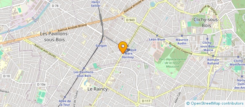 localisation de l'entreprise MONSIEUR HAKIM AOURAGH à LIVRY-GARGAN