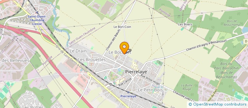 localisation de l'entreprise MONSIEUR HAKIM ARAZZAK  PIERRELAYE